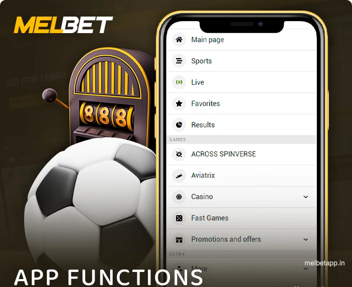 Features of MelBet Bangladesh mobile application