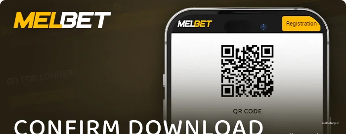 Make sure to download Melbet app and scan the ios QR